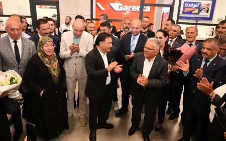 Kayseri'ye gelen gurbetçilere Vali ve Başkan’dan sıcak karşılama
