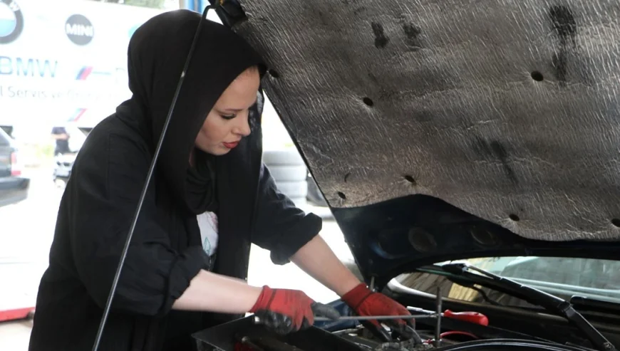 Makyözlüğü bıraktı, sanayide "Aybüke usta" oldu